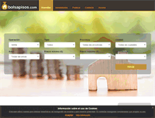 Tablet Screenshot of bolsapisos.com